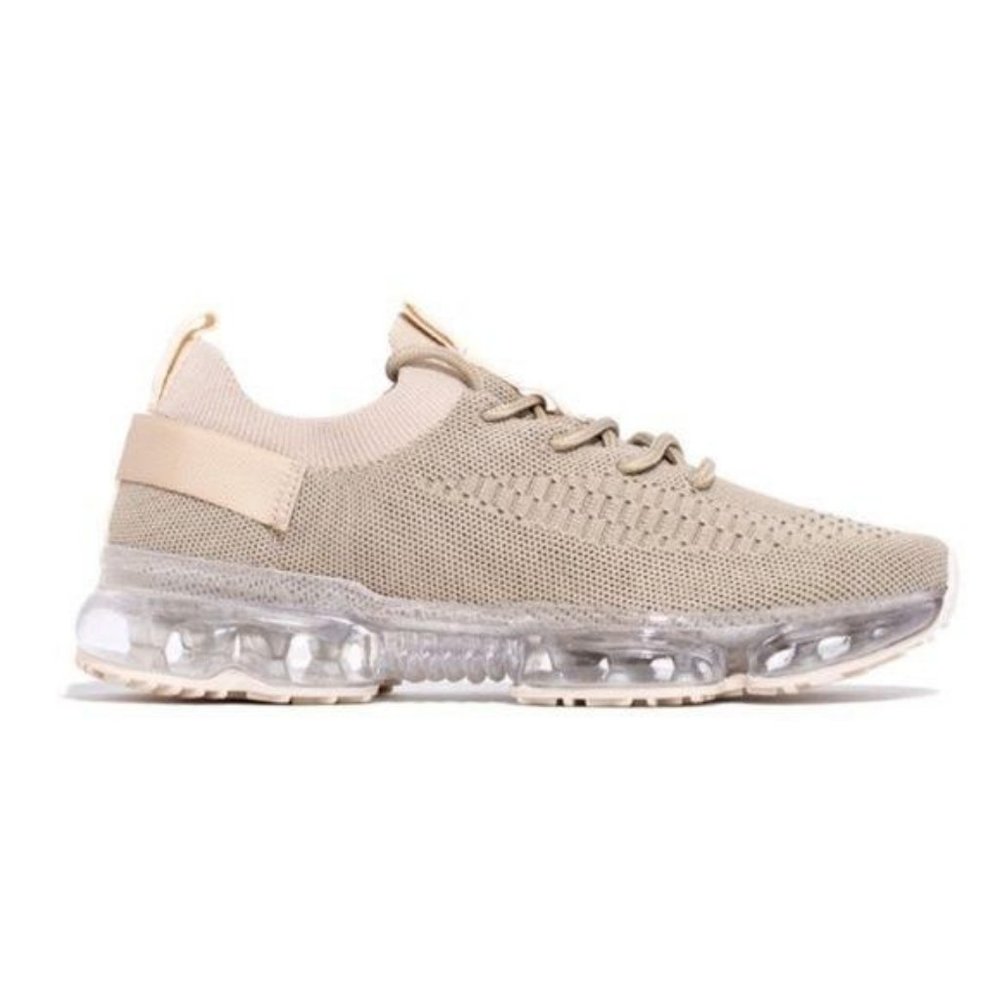 !! RESTOCKED !! Slip On Flyknit Sneakers in White - Picture 7 of 10